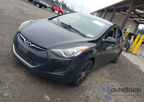 2012 Hyundai Elantra Gls from USA, damaged, VIN 5NPDH4AE6CH091200